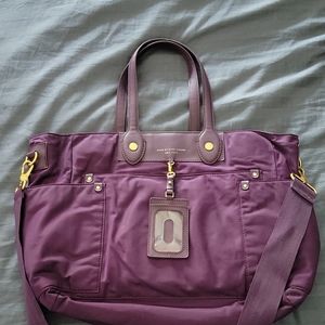 Marc Jacobs diaper bag purple